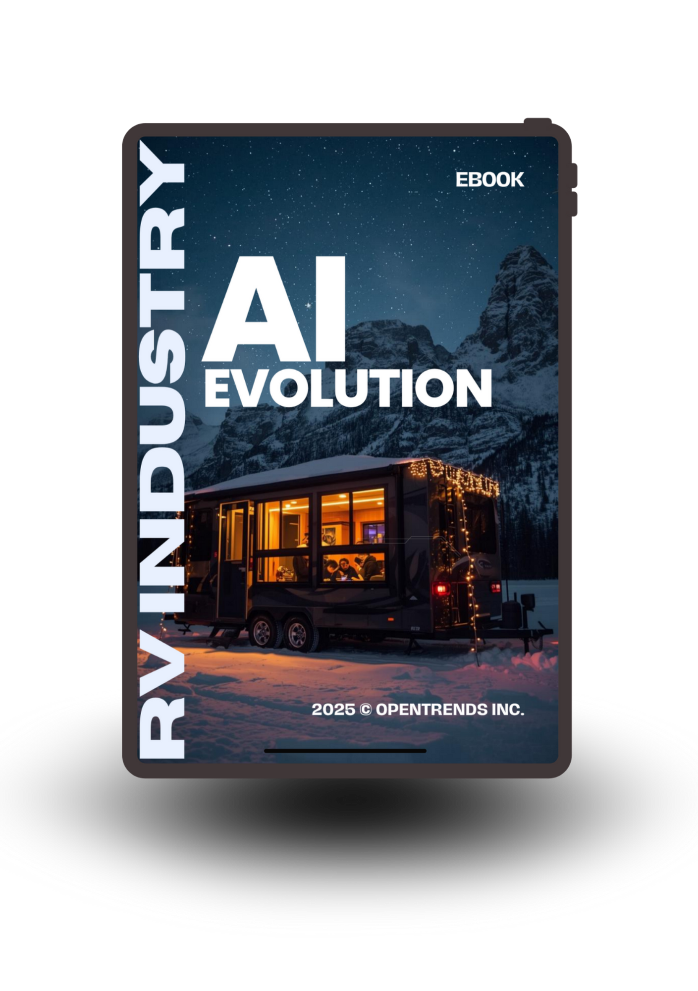 RV AI evolution tablet mockup by Opentrends