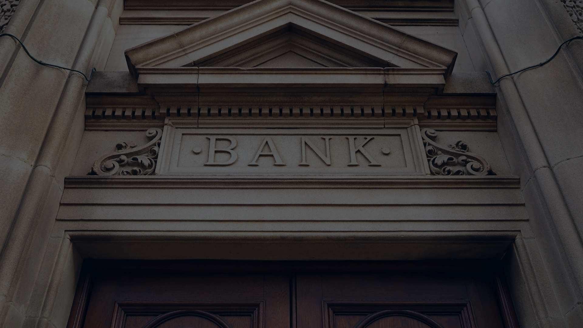 bank entrance
