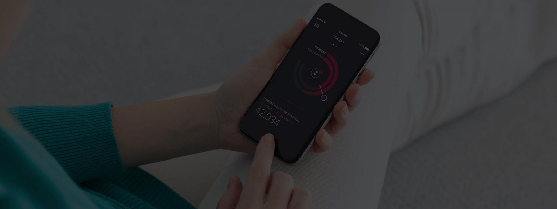 person holding phone in this hand