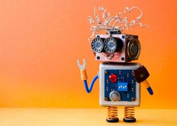 small bot standing straight