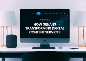 desktop mockup with Opentrends think tank image showing on screen