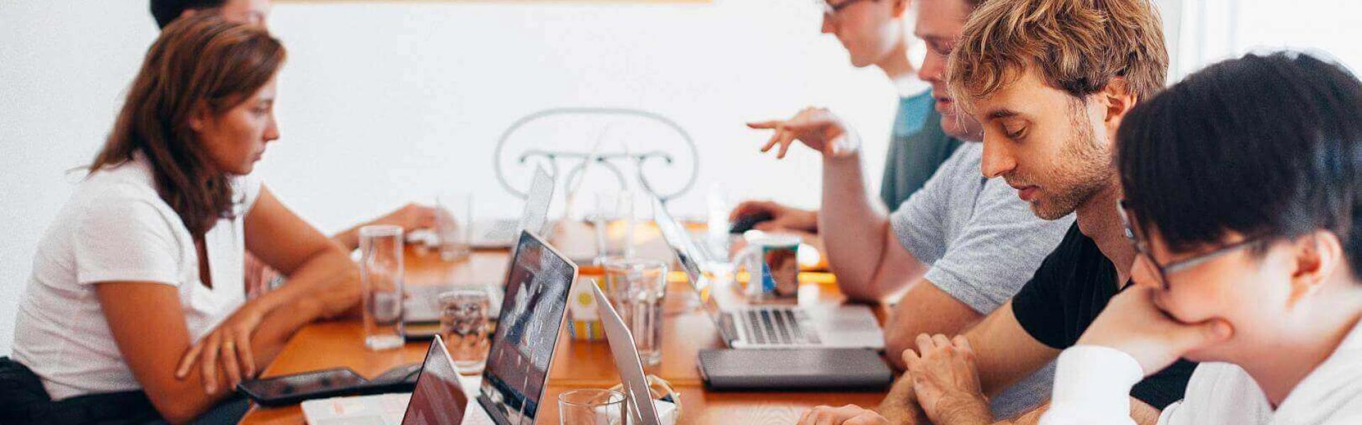IT professionals working on a project