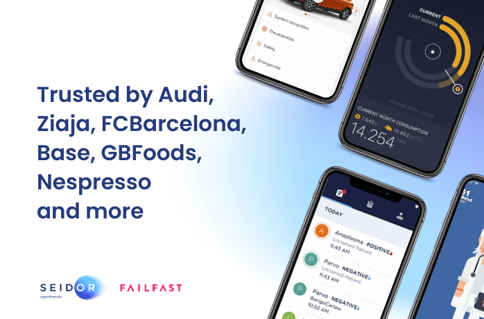 opentrends mobile apps work mock up - copyright protected
