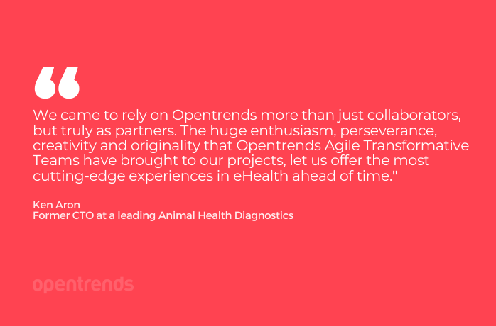 text quote testimonial on red background