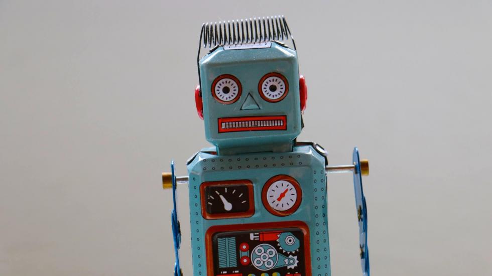blue robot