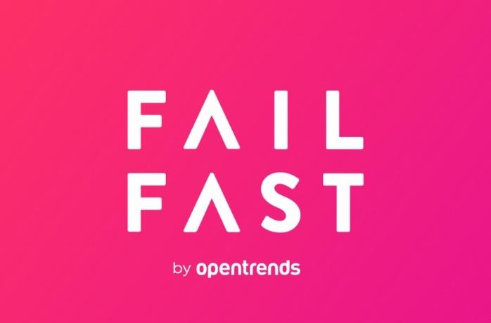 Fail fast logo by opentrends