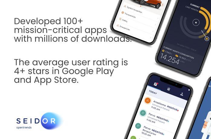 opentrends mobile apps mock up