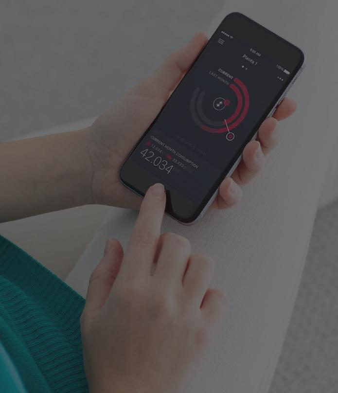 person finger on phone screen